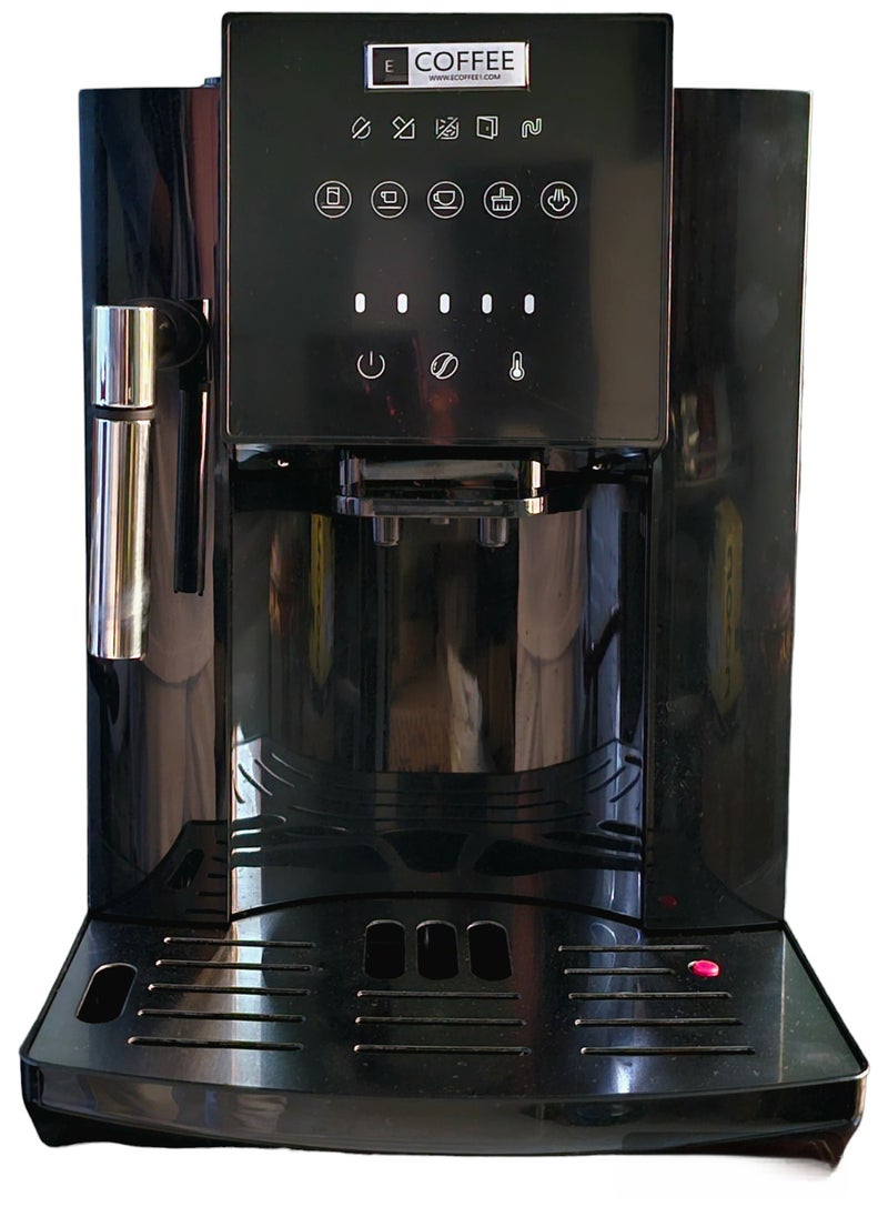 ecoffee - automatic coffee maker, 19 bar espresso coffee maker with coffee grinders and LCD touch screen 1200 W - Image 1