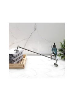 JS JS Stainless Steel Towel Holder, Self Adhesive No Drill Towel Rack, Wall Mounted Hand Towel Bar for Bathroom and Kitchen, 40 cm / 15.75 Inch, Sliver  - Image 4