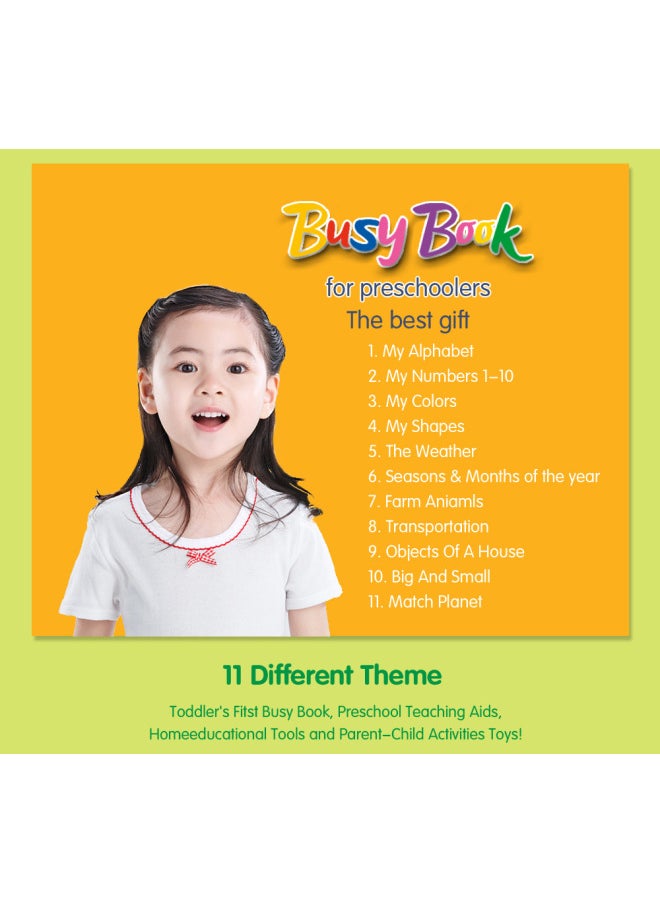 Generic - Custom Processing Quiet Book Kids Busy Book Hook And Loop Repeated Sticker Book Children's Early Education Flip Book-Color:The Quiet Book - Image 1