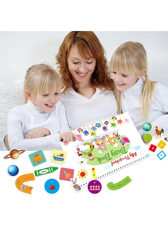 Generic - Custom Processing Quiet Book Kids Busy Book Hook And Loop Repeated Sticker Book Children's Early Education Flip Book-Color:The Quiet Book - Image 1