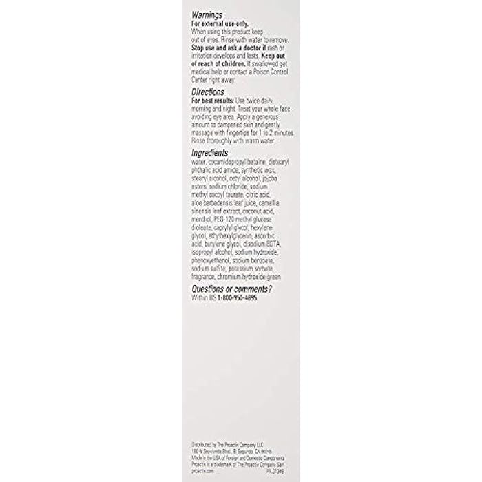 Proactiv MD Exfoliating Face Wash, Gentle and Hydrating Facial Cleanser and Acne Treatment for Sensitive Skin, 6 Oz Clear Unscented - Image 5