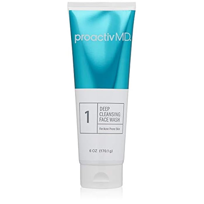 Proactiv MD Exfoliating Face Wash, Gentle and Hydrating Facial Cleanser and Acne Treatment for Sensitive Skin, 6 Oz Clear Unscented - Image 1