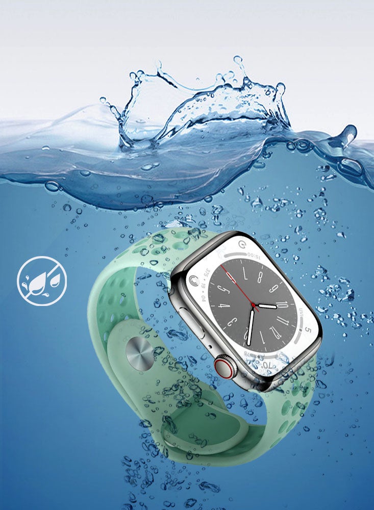 Perfii 5pcs Watch Bands Replacement for Apple Watch Strap Compatible with Apple Watch 42/41/40/38mm Series 10/9/8/7/6/5/4/SE - Image 3