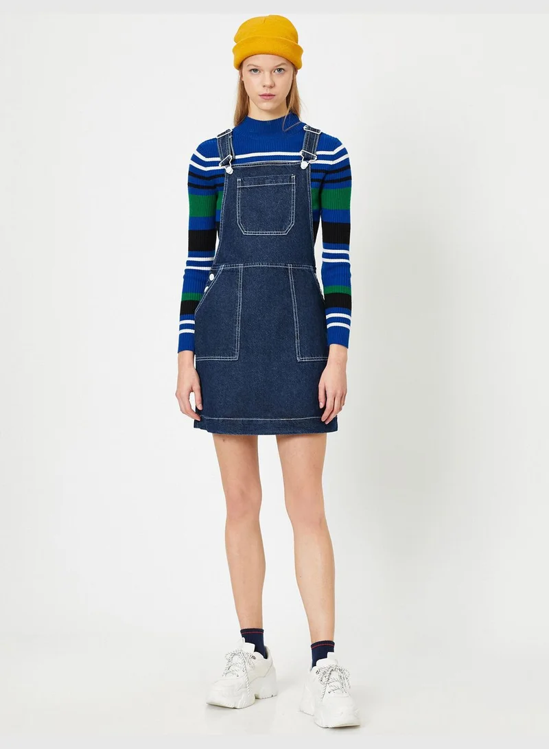 كوتون Pocket Detailed Jean Dress
