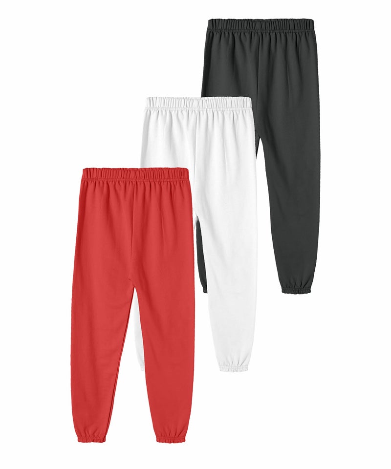 SHODOX® Girls Cotton Blend Printed Regular fit Track Pants (Pack of 3) - Image 2