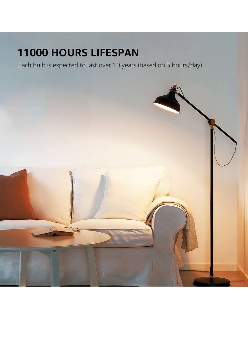 Y&D LED Light Bulbs 60 Watt Equivalent, 9W Daylight White 3000K Non-Dimmable, A19 E27 Standard Medium Base, 25000 Hour Lifetime, 806 Lumen, Pack of 3, Warm  - Image 3