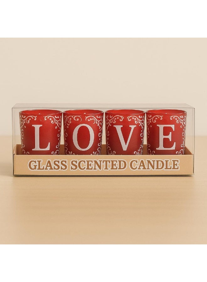 Romantic Love Candle – Perfect Gift for Couples & Special Moments. 4 in  - Image 1