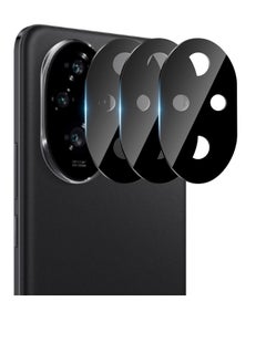 ماركة غير محددة Camera Screen Protector Compatible with HONOR 200 Scratch Resistant High Hardness Easy Installation by (Black)  - Image 2