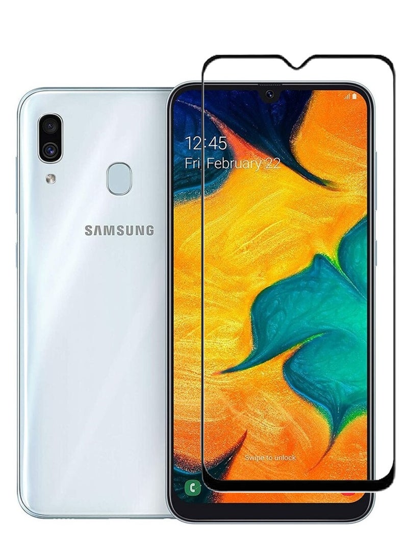 AINA Tempered Glass Screen Protector 5D Designed For Samsung Galaxy A30 Full Glue Edge to Edge Full Screen Coverage And Bubble Free - Image 1