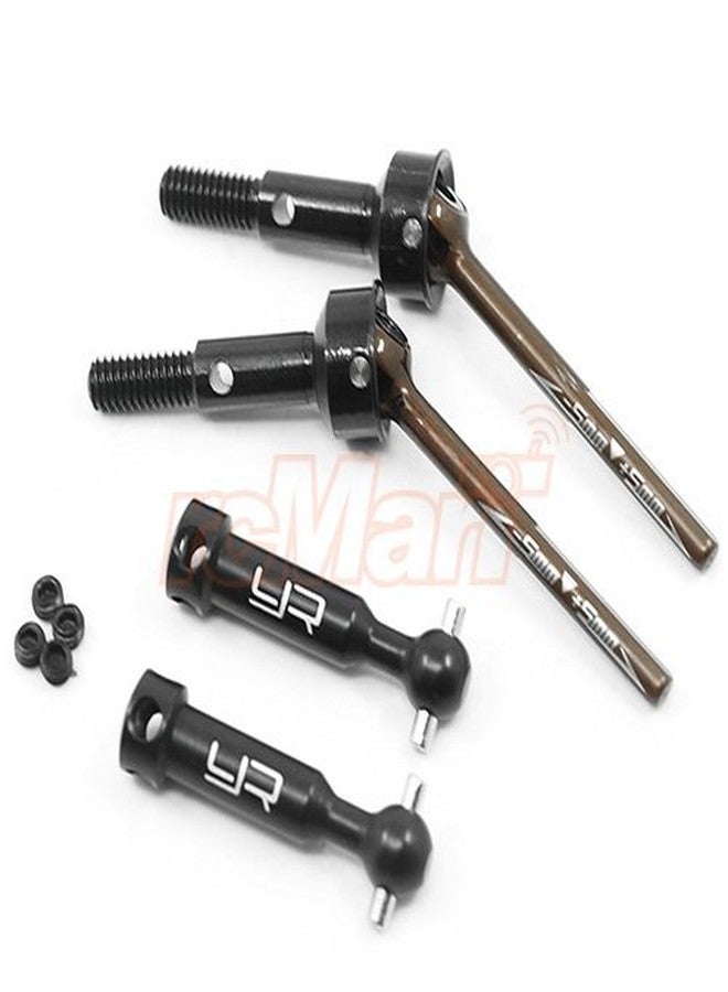 Yeah Racing Aluminum Adjustable 44-54mm Large Angle Universal Shaft Pair For Yokomo YD2 Black #YKYD-011BK - Image 1