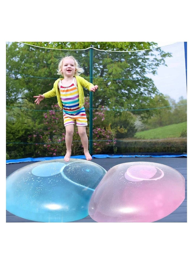 Generic Bubble Ball, 2Pcs Giant Jelly Balloon Ball, Resuable Water Balloons, Beach Balls, Inflatable Toys for Adults Kids Garden Pool Outside Toys Yard Games  - Image 3