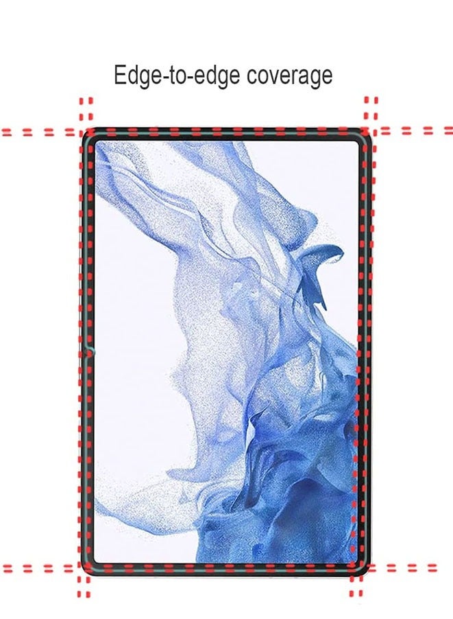 Muyixin واقي شاشة زجاجي مقوى لجهاز سامسونج جالكسي تاب S8 مقاس 11 بوصة شفاف (عبوتان) - Image 4