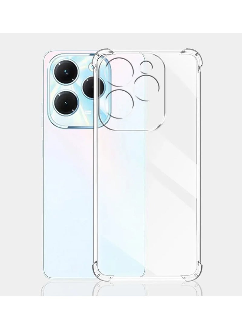 Techie Infinix Hot 40 / Infinix Hot 40 Pro TPU Bumper Corner Case with Camera Lens Protection Transparent Protective Back Cover - Image 2