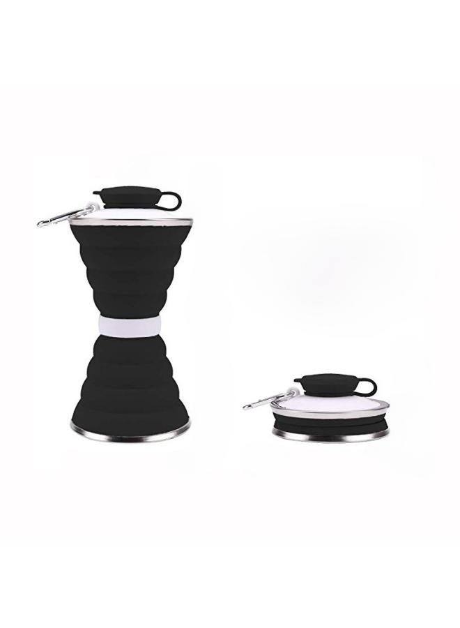 Generic Outdoor Travel Silicone Water Cup Foldable Soft Water Kettle Portable Water Bottle Sports Drinking Water Mountain Climbing Large Capacity Water Bag