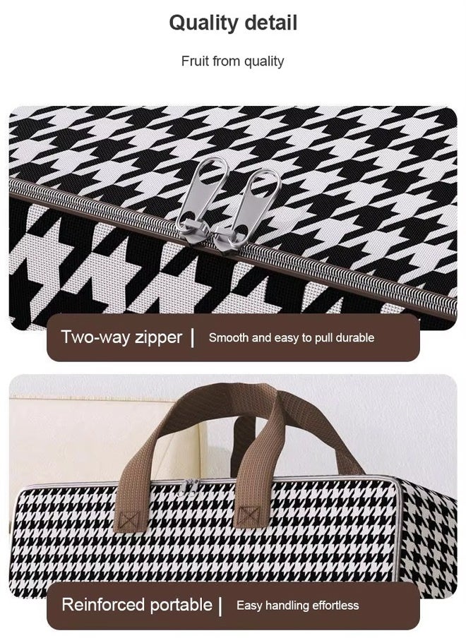 Generic 150L Large Blanket Clothes Storage Bag,Large Moving Bags with Strong Zippers & Carrying Handles, Storage Bags Storage Totes for Clothes, Moving Supplies, Space Saving, Oversized Storage Bag Organizer for Moving, Traveling,85x60x30cm  - Image 4