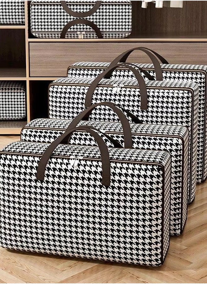 Generic 150L Large Blanket Clothes Storage Bag,Large Moving Bags with Strong Zippers & Carrying Handles, Storage Bags Storage Totes for Clothes, Moving Supplies, Space Saving, Oversized Storage Bag Organizer for Moving, Traveling,85x60x30cm  - Image 3