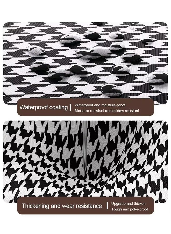 Generic 150L Large Blanket Clothes Storage Bag,Large Moving Bags with Strong Zippers & Carrying Handles, Storage Bags Storage Totes for Clothes, Moving Supplies, Space Saving, Oversized Storage Bag Organizer for Moving, Traveling,85x60x30cm  - Image 5