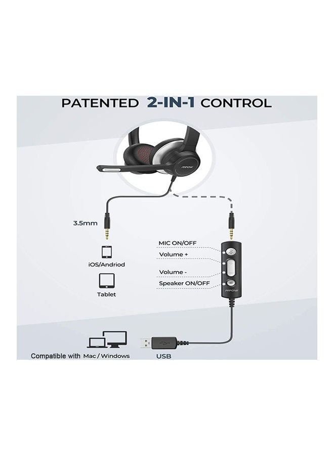 HC6 USB Dual-Use Noise Reduction Gaming Headset - Image 5