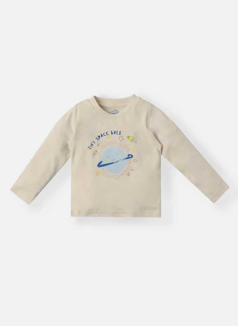 نوتيناتي Nautinati Infants Pure Cotton Combo Set of T-shirt and Joggers