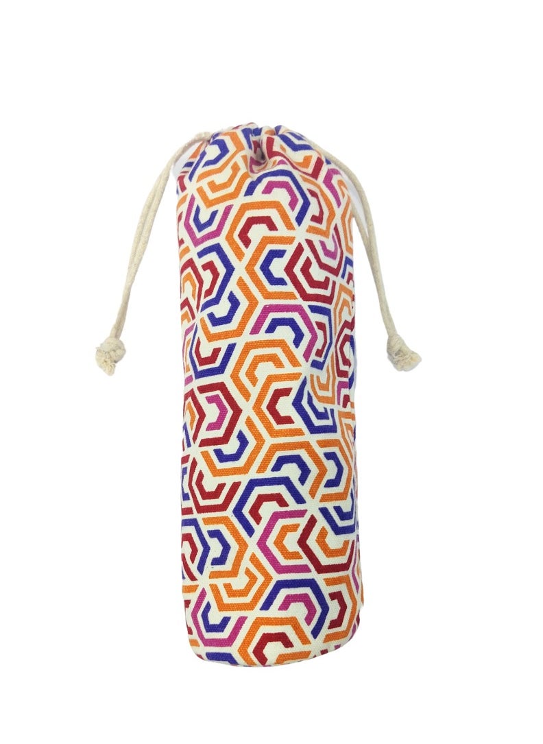 earthsave Earthsave Cotton Premium Water Bottle Pouch-|Canvas Material with Waterproof Lining| For 1 Ltr Bottle 