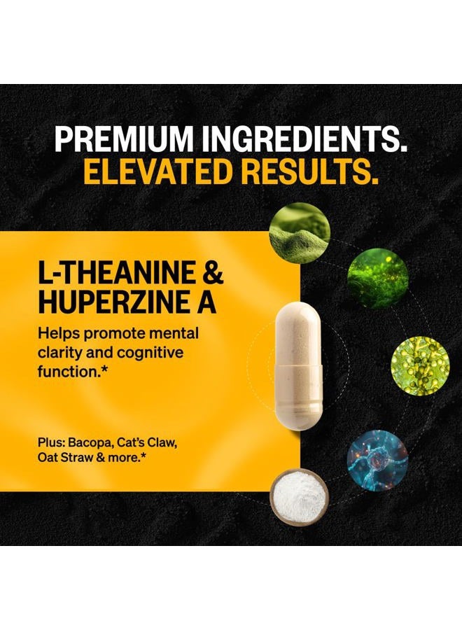 Onnit Alpha Brain (120ct) - Over 1 Million Bottles Sold - Premium Nootropic Brain Supplement - Focus, Concentration & Memory - Alpha GPC, L Theanine & Bacopa Monnieri - Image 4