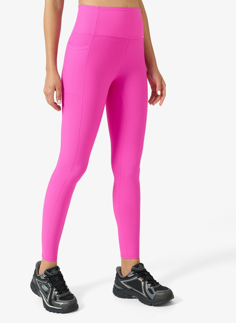 SKECHERS Go Flex Ribbed High-Waisted Leggings - Image 1