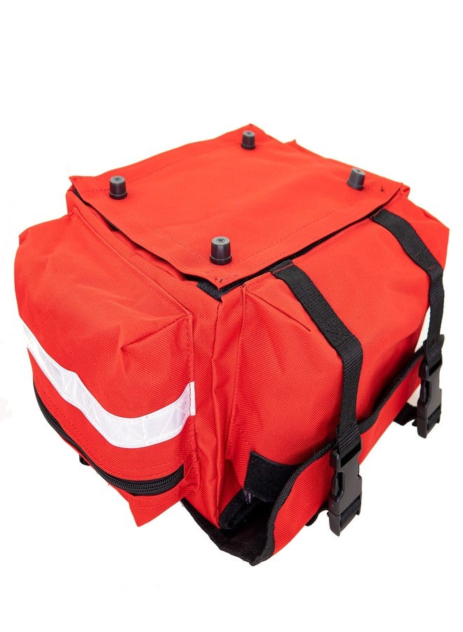 LINE2design Emergency Fire First Responder Kit - Fully Stocked EMS Supplies First Aid Paramedic Rescue Trauma Fill Kit - Emergency Medical EMT Supplies Portable Travel Size Kit - Red - Image 3