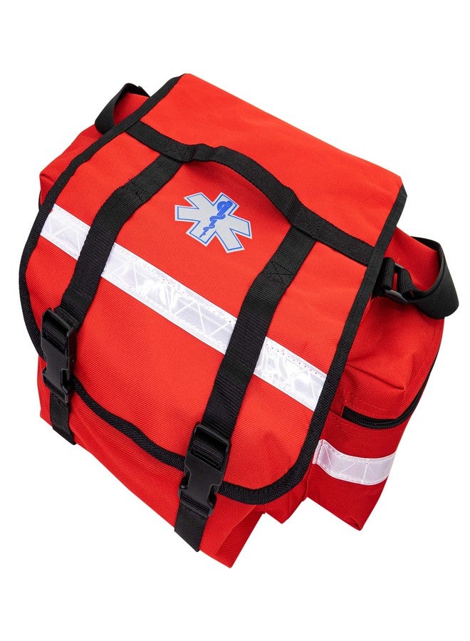 LINE2design Emergency Fire First Responder Kit - Fully Stocked EMS Supplies First Aid Paramedic Rescue Trauma Fill Kit - Emergency Medical EMT Supplies Portable Travel Size Kit - Red - Image 2