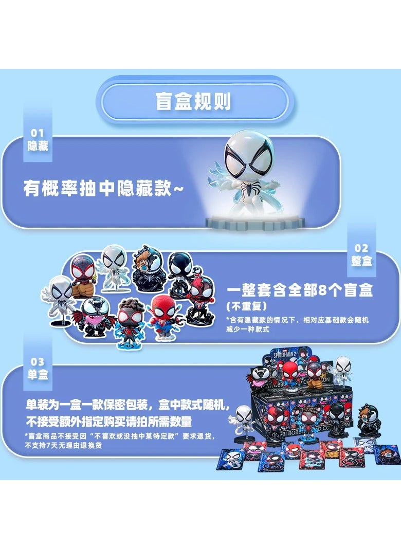 Hot Toys Hot Toys Marvel Spider-Man 1 Venom Cosbi Blind Box Figure – Anime Collection Gift  - Image 3
