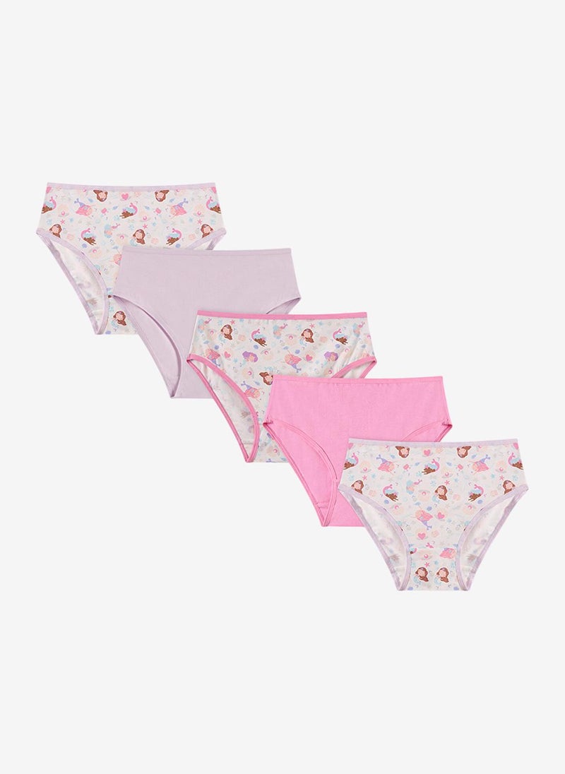 Penti Girls' Mix 5-Pack Soft Cotton Slip - Image 1