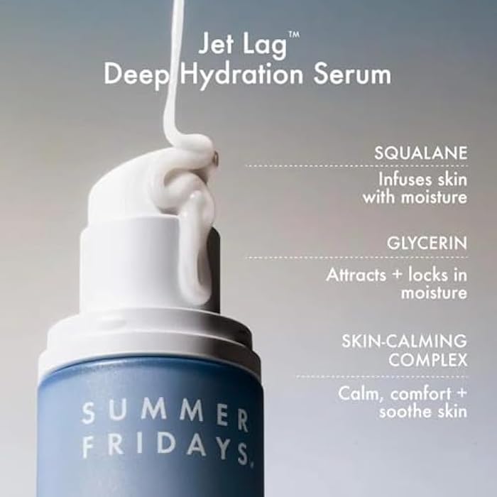 Summer Fridays Jet Lag™ Essentials - Mini Hydrating Skin Care Set With Jet Lag™ Mask, Eye Patches, Deep Hydration Face Serum & Hydration Mist - Travel Size Skincare Kit & Holiday Gift Set (4 Count) - Image 5