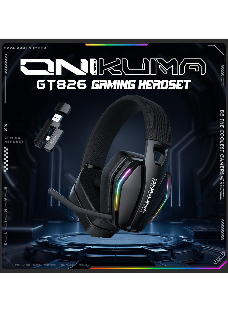 onikuma GT826 Gaming Headset with Microphone Gaming Headphones - Image 2