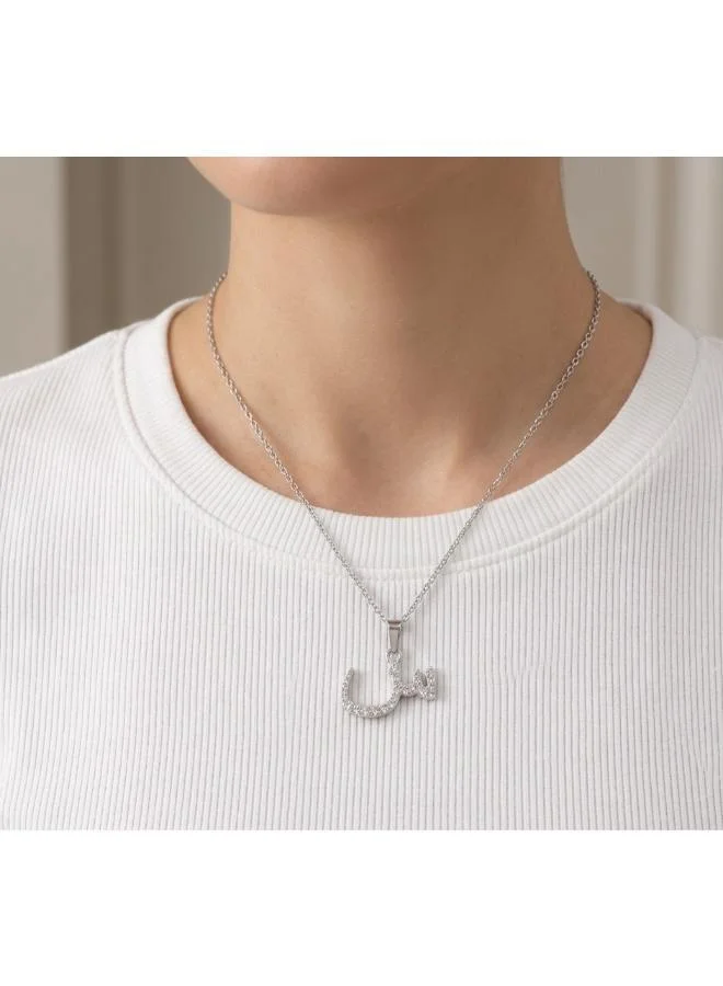 Rovaux  Arabic Letter 'Seen' Necklace 18k Gold Plated for Women | Best Price UAE