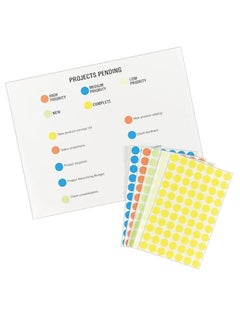 AVERY Avery Removable Neon Green Dot Stickers 1/2 Inch, Pack of 840 Round Stickers (5052),Small  - Image 5