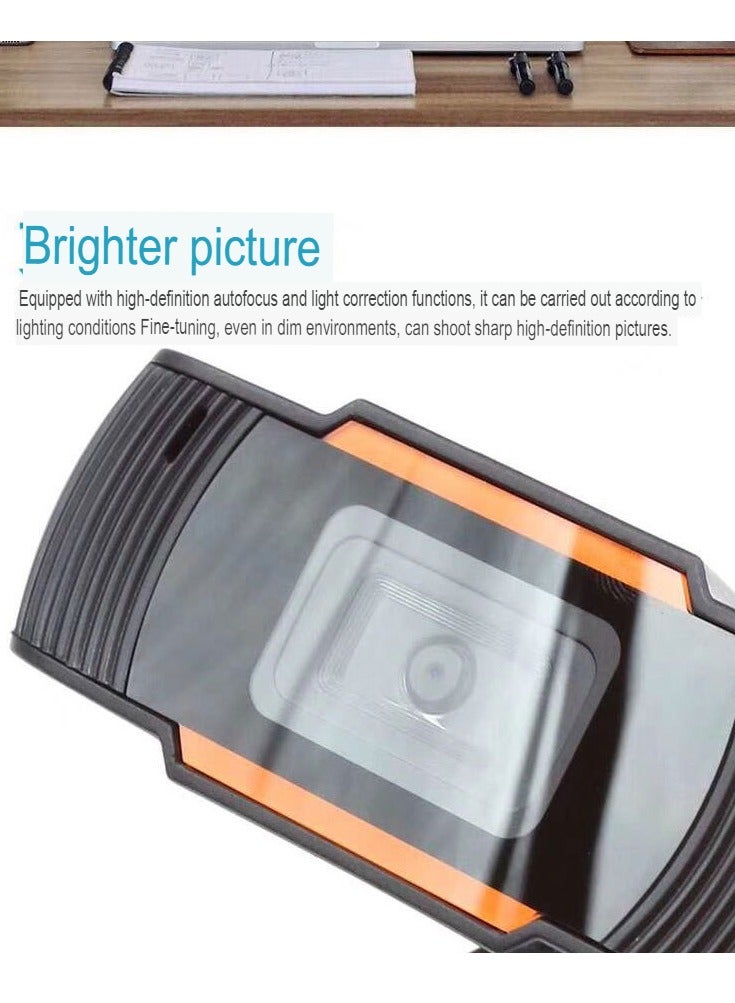 AROAQ 1080p HD Webcam, Streaming Computer Web Camera with Wide View Angle, Convenient Multi-purpose USB Computer Camera, Pc Webcam for Video Calling Recording Conferencing, (B1-1080P) - Image 4