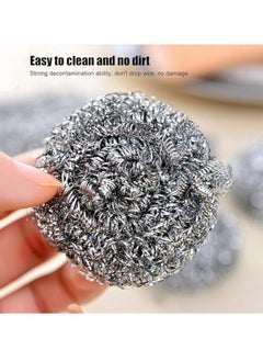 Spaceshoop Stainless Steel Scouring Pads, Heavy Duty Wire Scrubbers for Pots and Pans, Kitchen Cleaning  - Image 3