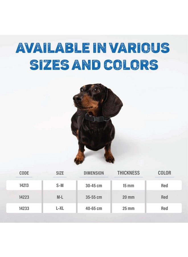 تريكسي طوق كلاسيكي | طوق نايلون للكلاب قابل للتعديل مع مشبك بلاستيكي للإغلاق | متين ومقاوم للتمزق، مفيد في التدريب الأساسي لكلبك - (30-45 سم/15 مم، SM)، أسود (عبوة من 4 قطع) - Image 3