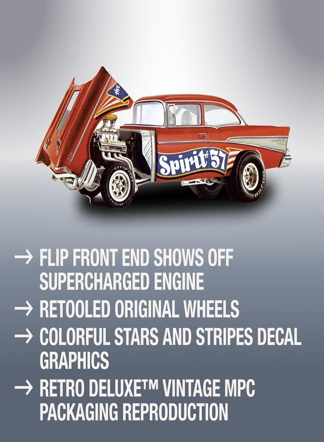 MPC 1957 Chevy Bel Air Spirit of 57" 1:25 Scale Model Kit - Image 3