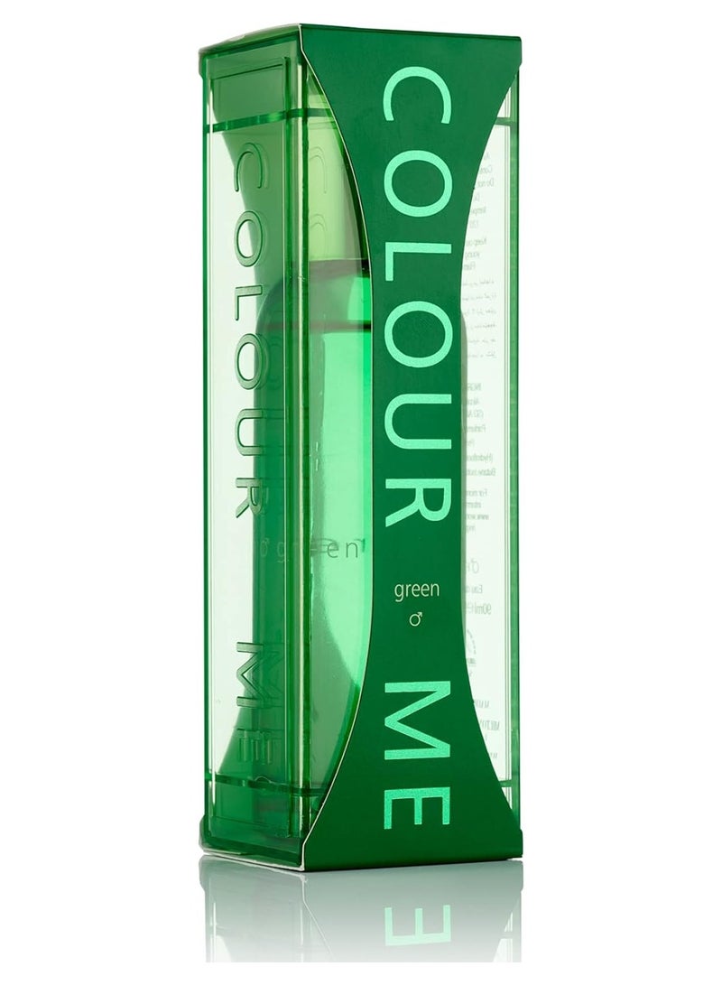 Colour Me Green Fragrance for Men 90ml Eau de Parfum - Image 2