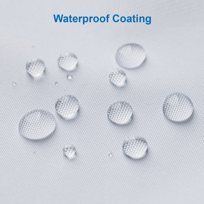 Amazer White Shower Liner Cloth Waterproof, White Shower Curtain Liner Fabric with Weighted Stones, Washable Shower Curtain and Liner 2-in-1, 120G Heavy Duty, 12 Grommet Holes, 72 x 72 Inches - Image 5