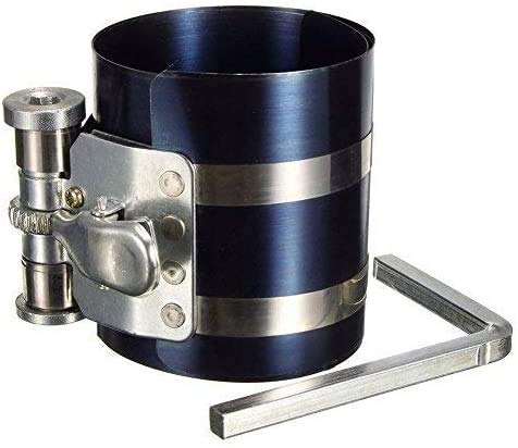 TcJ-Chen 3" Car Engine Piston Ring Compressor Tool & Piston Ring Pliers with Adjustable Safety Screws - Image 5