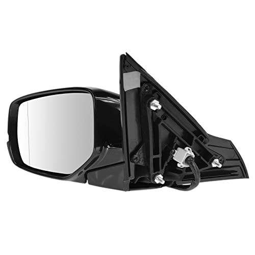 TRQ Left Mirror with Heat Driver Side Compatible with 2013 Honda Accord HO1320275 - Image 4