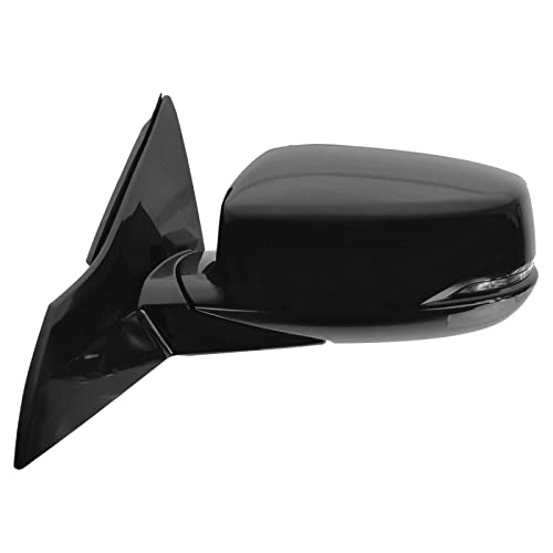 TRQ Left Mirror with Heat Driver Side Compatible with 2013 Honda Accord HO1320275 - Image 2