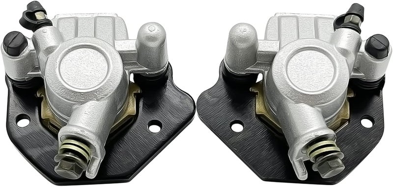 M MATI Front Left Right Brake Calipers & Pads for Kawasaki Bayou 300 2x4 KLF300-B 1988-2004 - Image 1