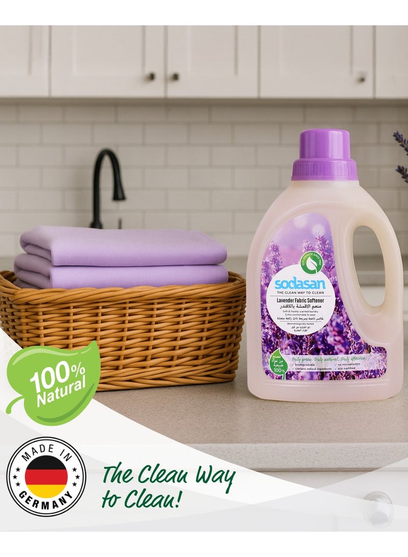 sodasan 100% Natural Lavender Fabric Softener 750ML - Image 3