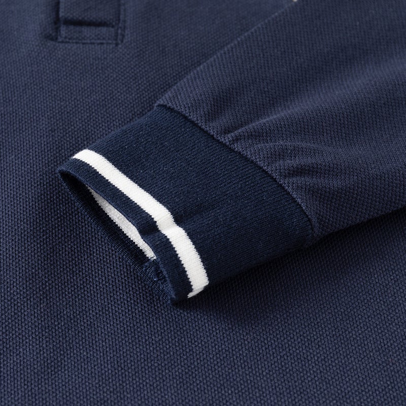 Children'S Long-Sleeved T-Shirt 2026 Spring New Style Boys' Polo Shirt Baby Bottoming Lapel Top Trendy Kidsren'S Clothing - Image 5