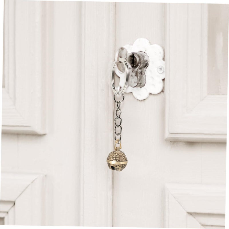 2 Vintage Small Bell Pendant For Crafts Keychain Making Charming Decor - Image 4
