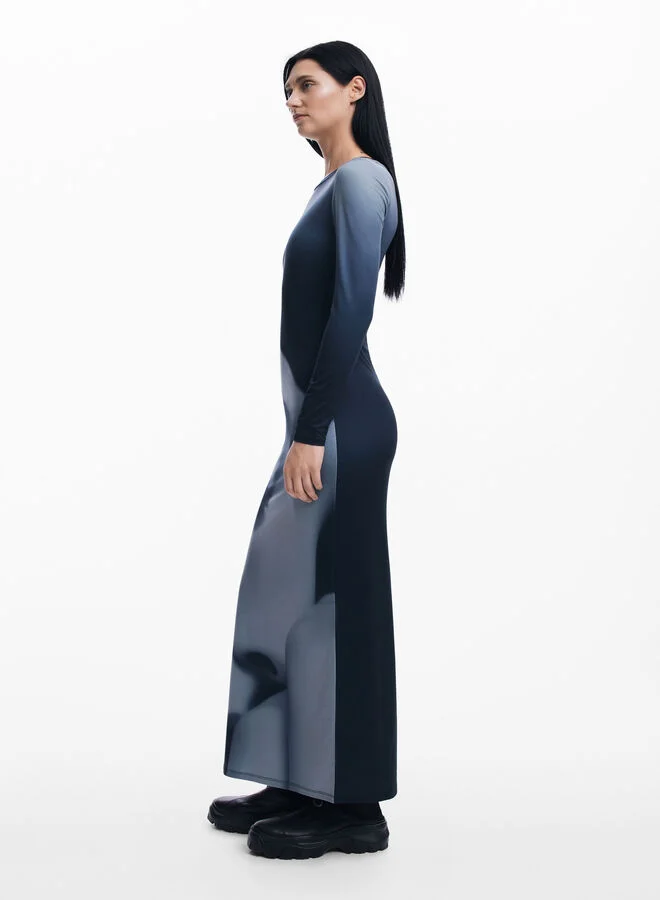 DESIGUAL Gradient Maxi Dress