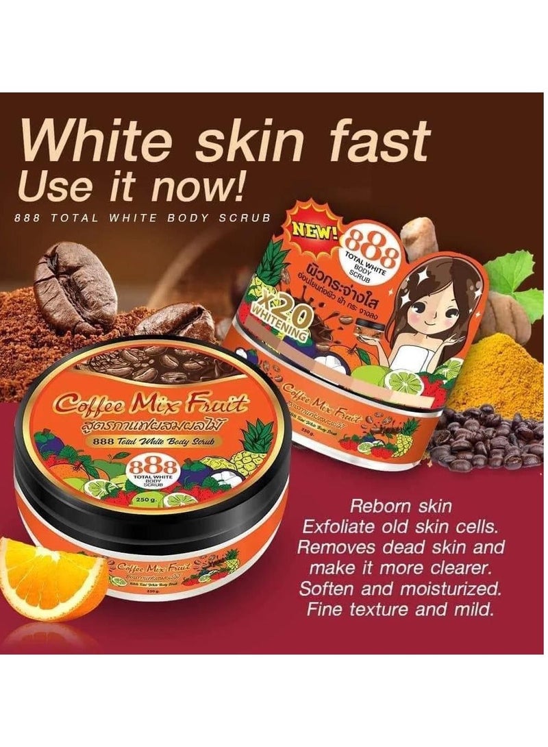 888 توتال وايت مقشر للجسم بنكهة الفواكه - Image 2