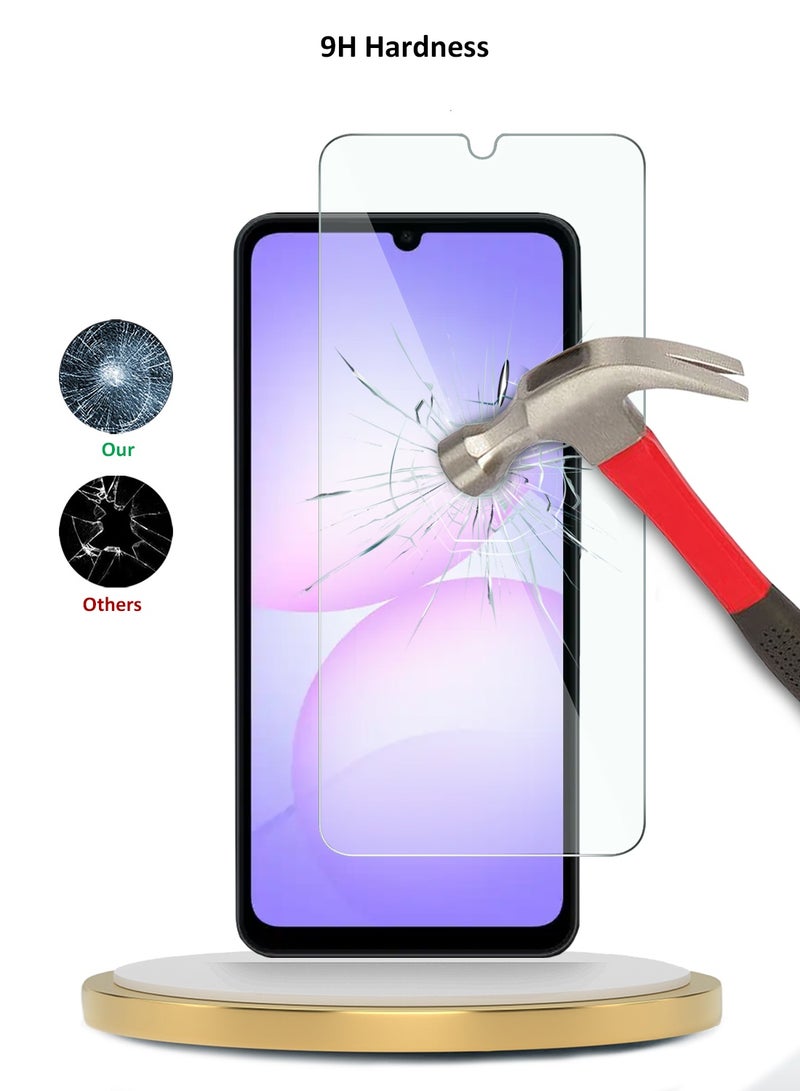 Wtech Samsung Galaxy A07 4G 2025 WTech Premium Series Curved Edges 9H 2.5D Tempered Glass Screen Protector (MSG9CN) - Clear - Image 3